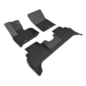 Mercedes-Benz G-Class Floor Mat Set - 3D MAXpider - Kagu - Black - `25-`26 Mercedes-Benz G-Class Floor Mat Set - 3D MAXpider - Kagu - Black - `25-`26